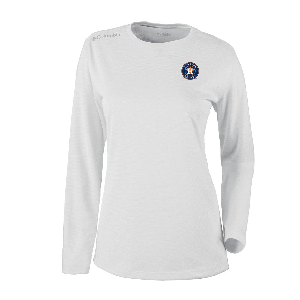 Houston Astros Columbia Shotgun Long Sleeve T-Shirt Sale
