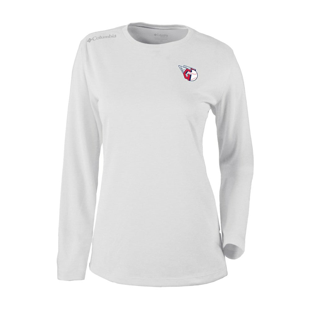 Cleveland Guardians Columbia Shotgun Long Sleeve T-Shirt Lifestyle