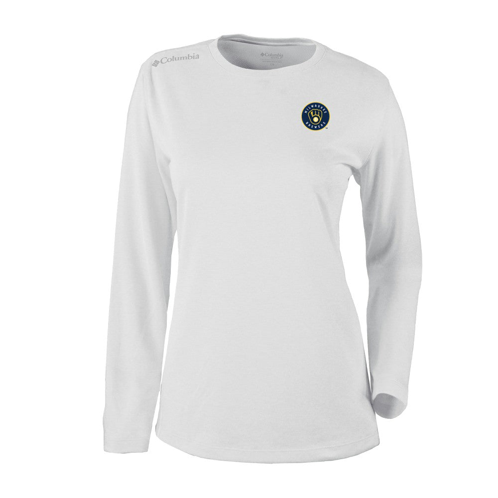 Milwaukee Brewers Columbia Shotgun Long Sleeve T-Shirt Online