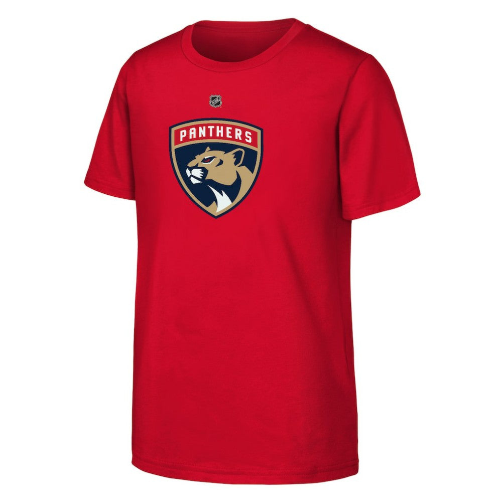 Brad Marchand Florida Panthers - Youth Player Name & Number T-Shirt Red
