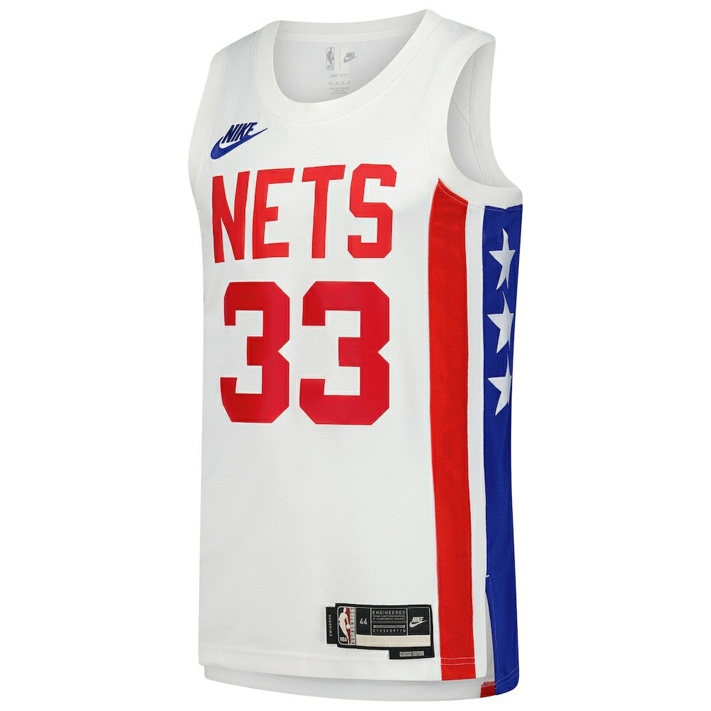 Nic Claxton Brooklyn Nets Swingman Jersey - Classic Edition - White | NBA Jerseys