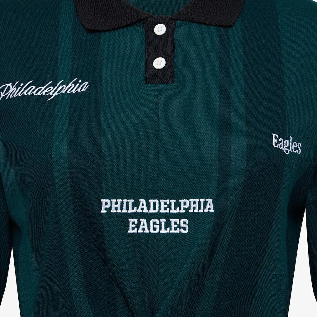 Philadelphia Eagles Off Season Women's Rugby T-Shirt Midnight Green - NFL