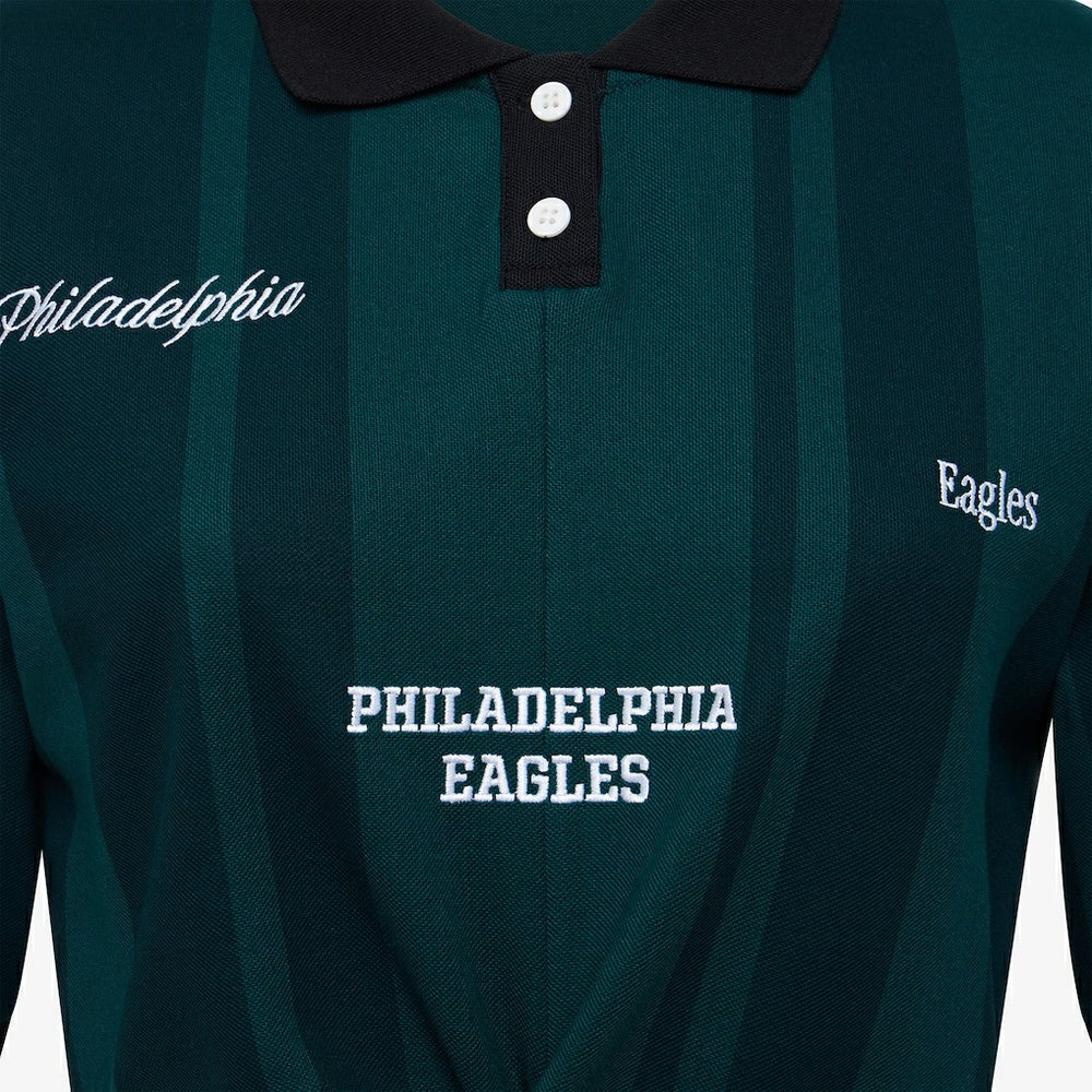 Philadelphia Eagles Off Season Women's Rugby T-Shirt Midnight Green - NFL