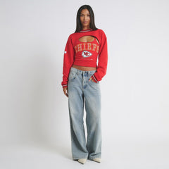 Kansas City Chiefs Off Season Women's Fleece Shrug Cami Red - NFL