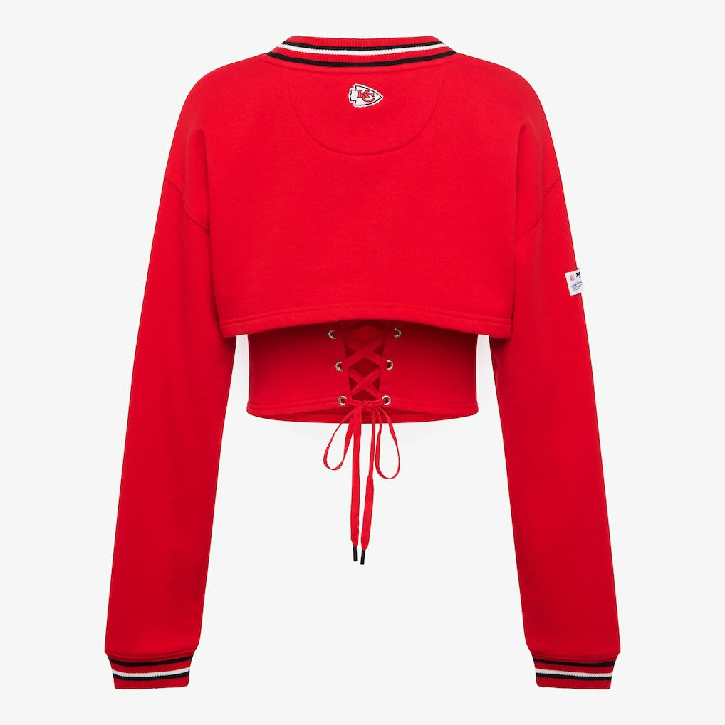 Kansas City Chiefs Off Season Women's Fleece Shrug Cami Red - NFL