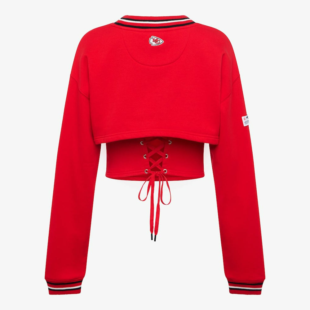 Kansas City Chiefs Off Season Women's Fleece Shrug Cami Red - NFL