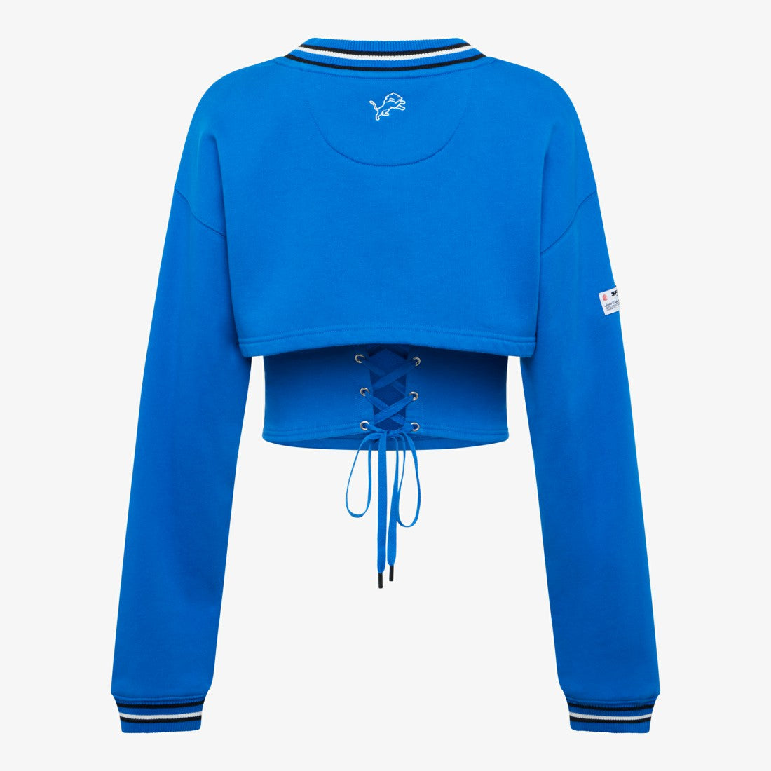 Detroit Lions Off Season Women's Fleece Shrug Cami Blue - NFL