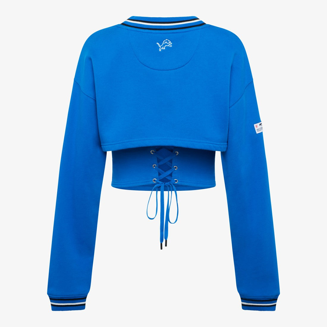 Detroit Lions Off Season Women's Fleece Shrug Cami Blue - NFL