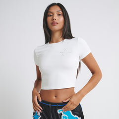 Detroit Lions Off Season Women's Baby T-Shirt White - NFL