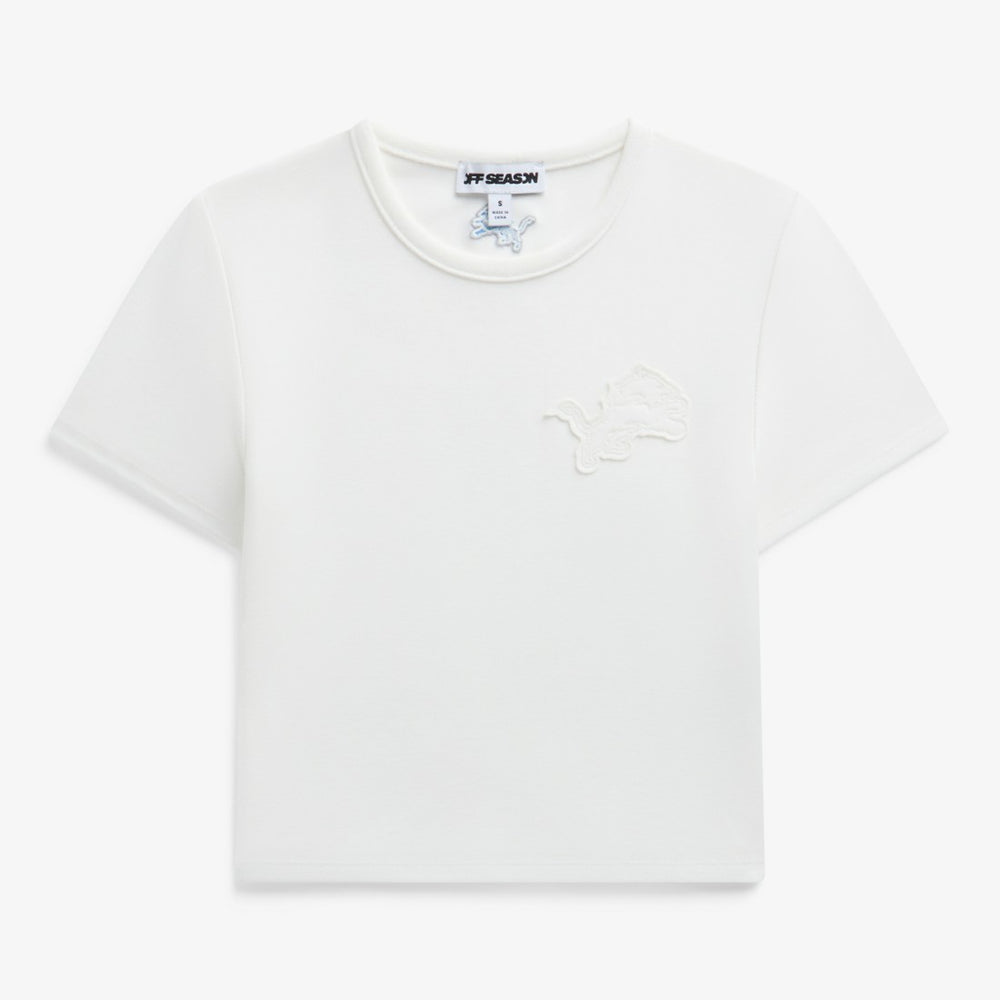 Detroit Lions Off Season Women's Baby T-Shirt White - NFL