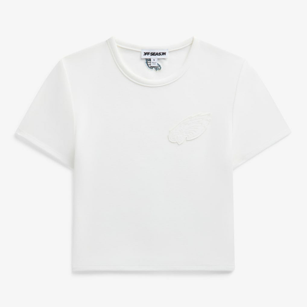 Philadelphia Eagles Off Season Women's Baby T-Shirt White - NFL