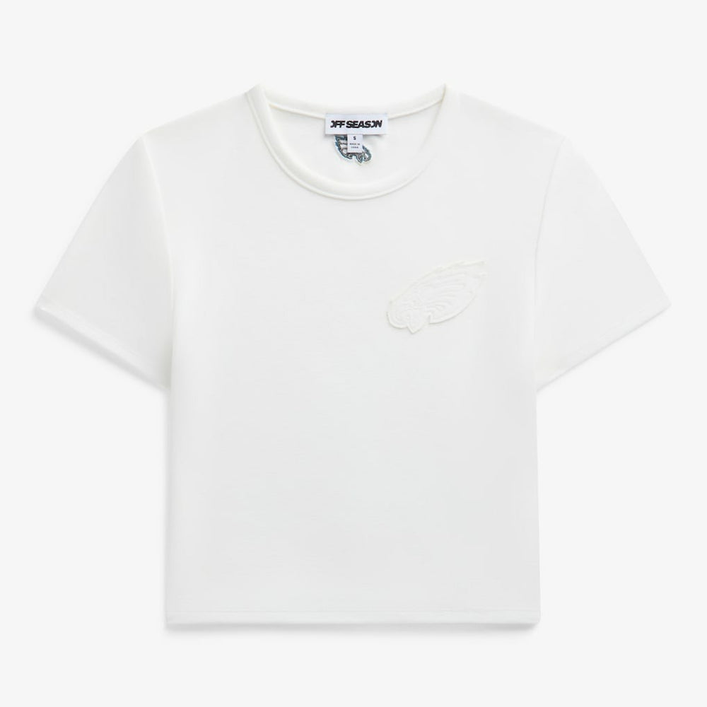 Philadelphia Eagles Off Season Women's Baby T-Shirt White - NFL