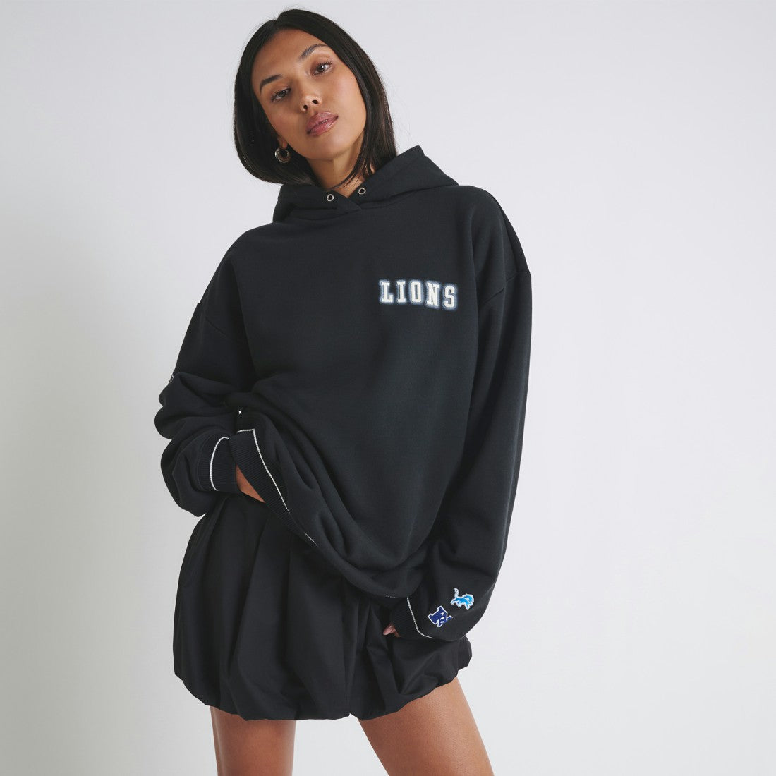 Detroit Lions Off Season Unisex Hoodie Black - NFL