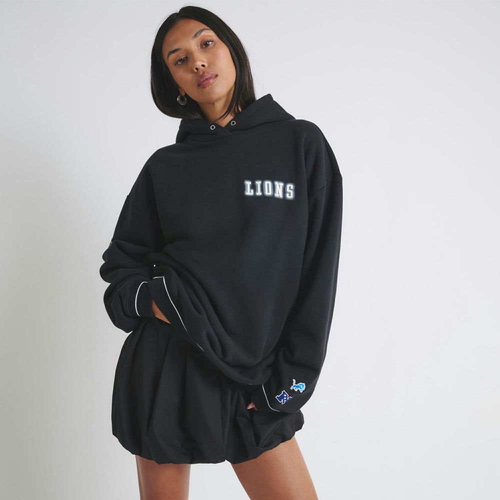 Detroit Lions Off Season Unisex Hoodie Black - NFL