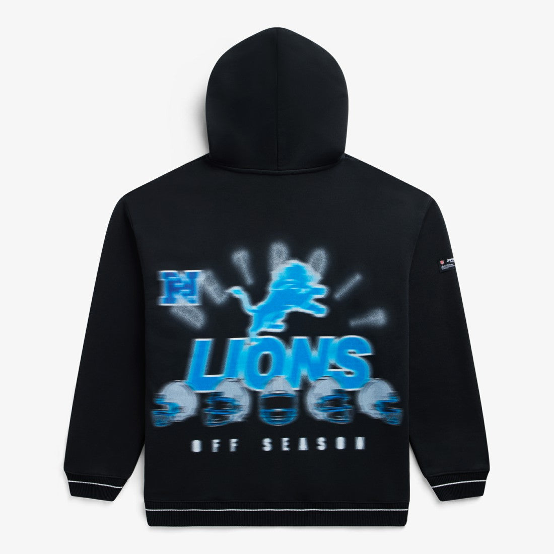 Detroit Lions Off Season Unisex Hoodie Black - NFL