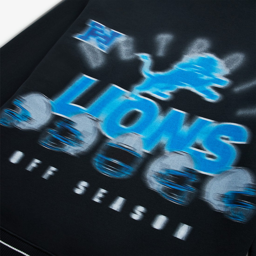 Detroit Lions Off Season Unisex Hoodie Black - NFL