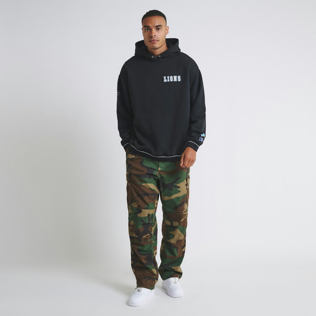 Detroit Lions Off Season Unisex Hoodie Black - NFL
