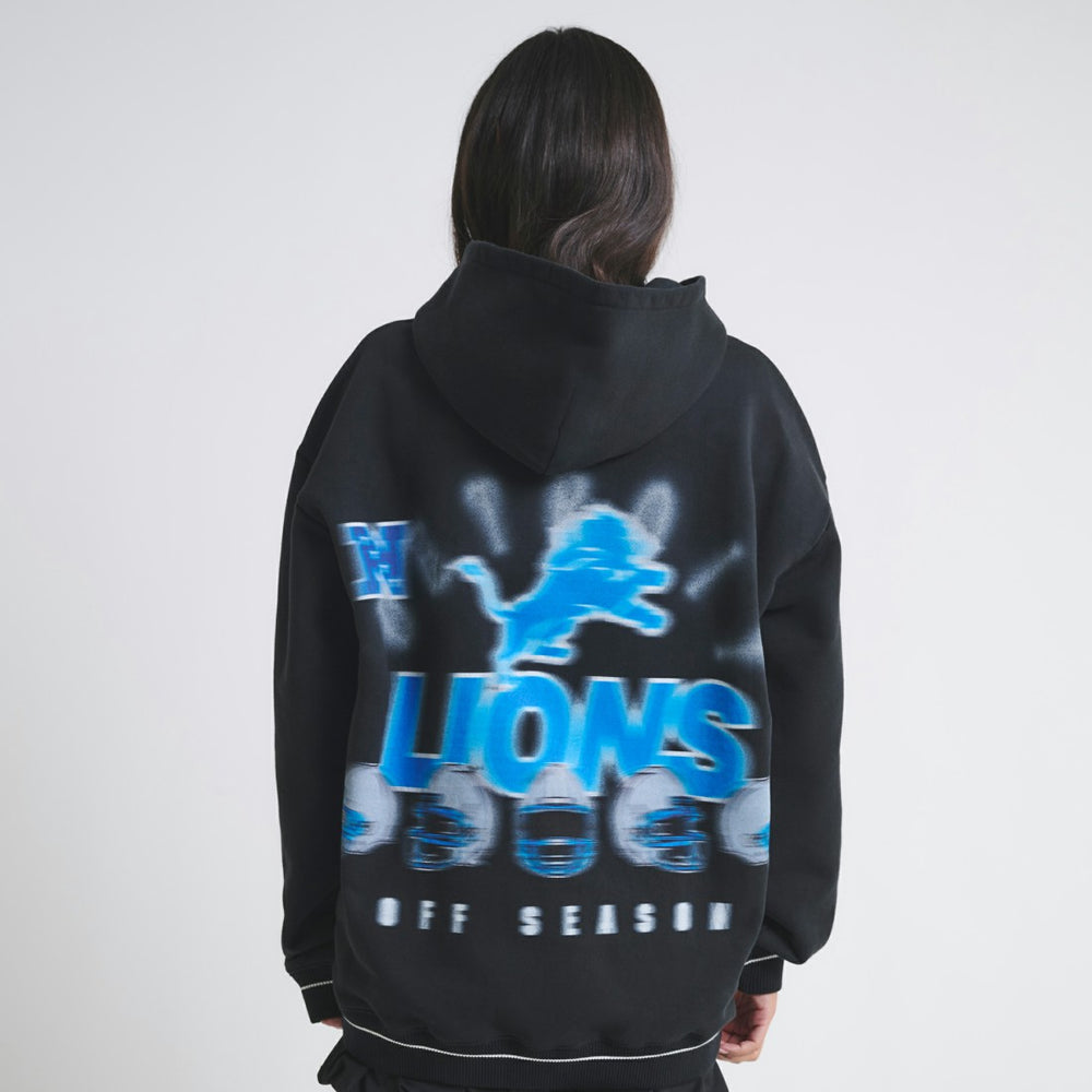 Detroit Lions Off Season Unisex Hoodie Black - NFL