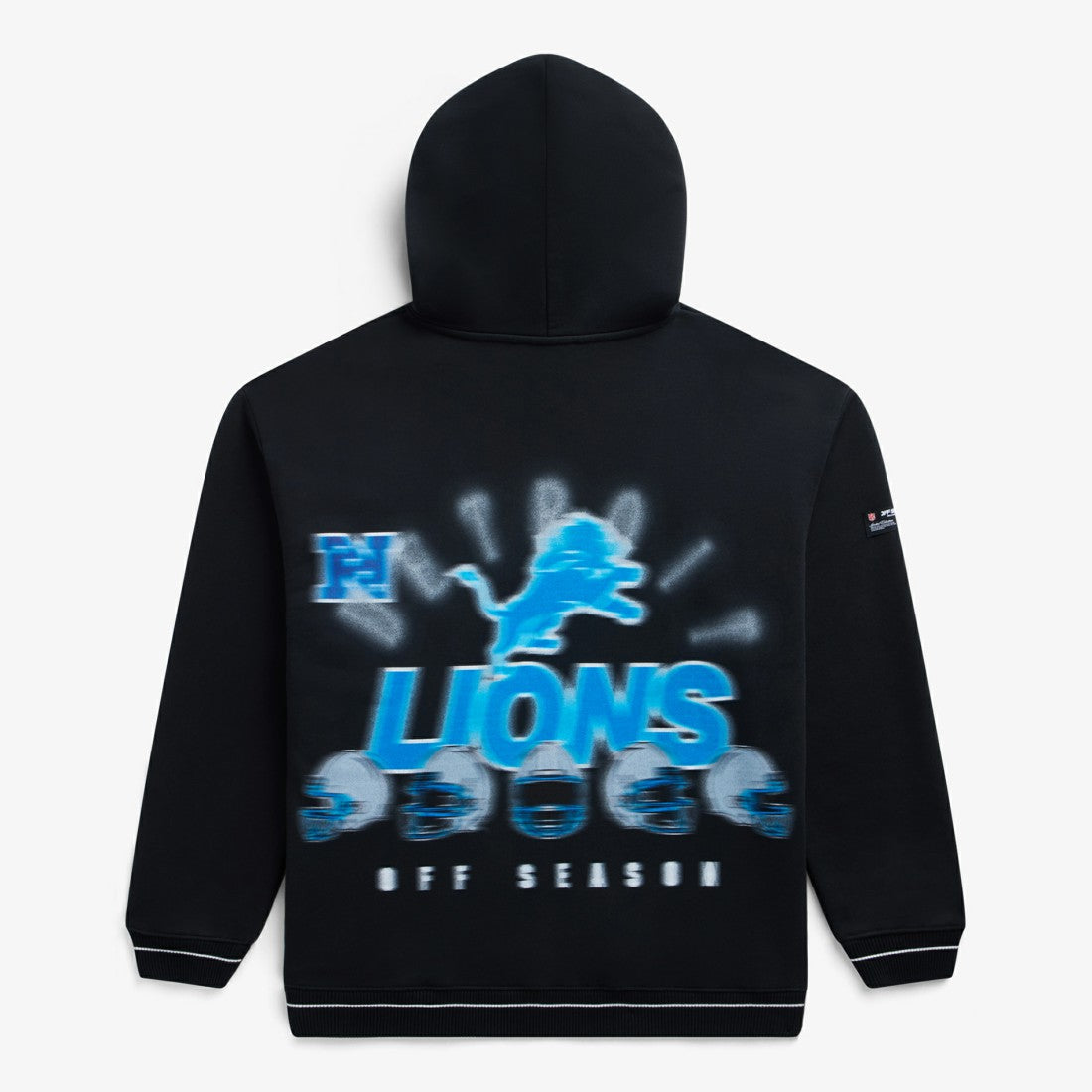 Detroit Lions Off Season Unisex Hoodie Black - NFL