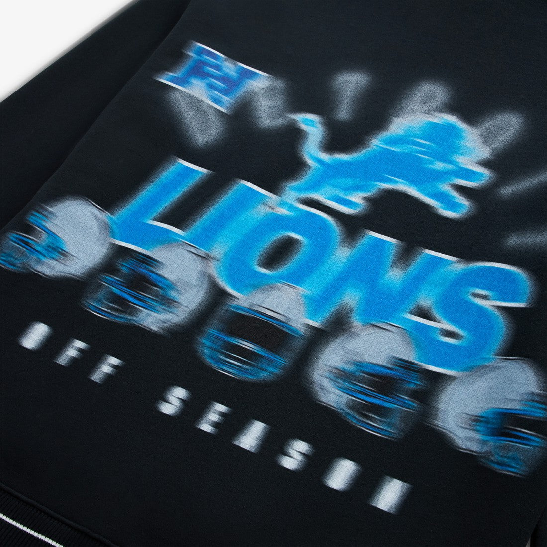Detroit Lions Off Season Unisex Hoodie Black - NFL