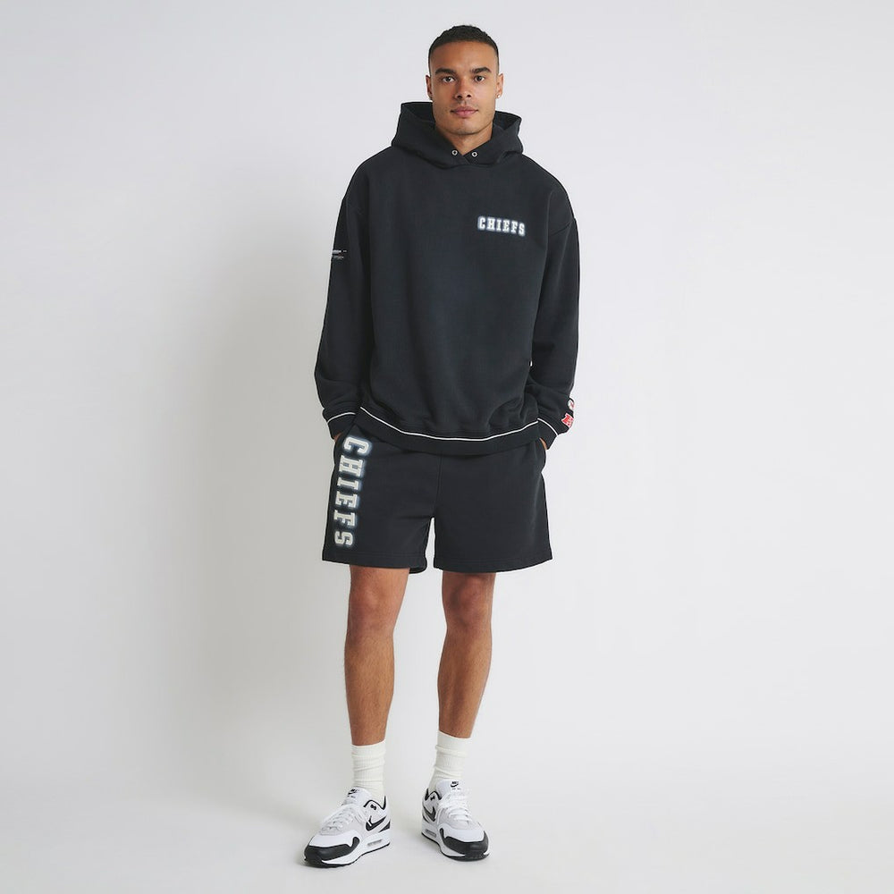 Kansas City Chiefs Off Season Unisex Fleece Shorts Black - NFL