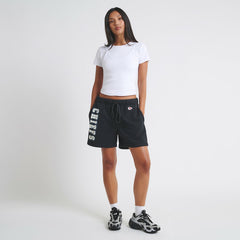 Kansas City Chiefs Off Season Unisex Fleece Shorts Black - NFL