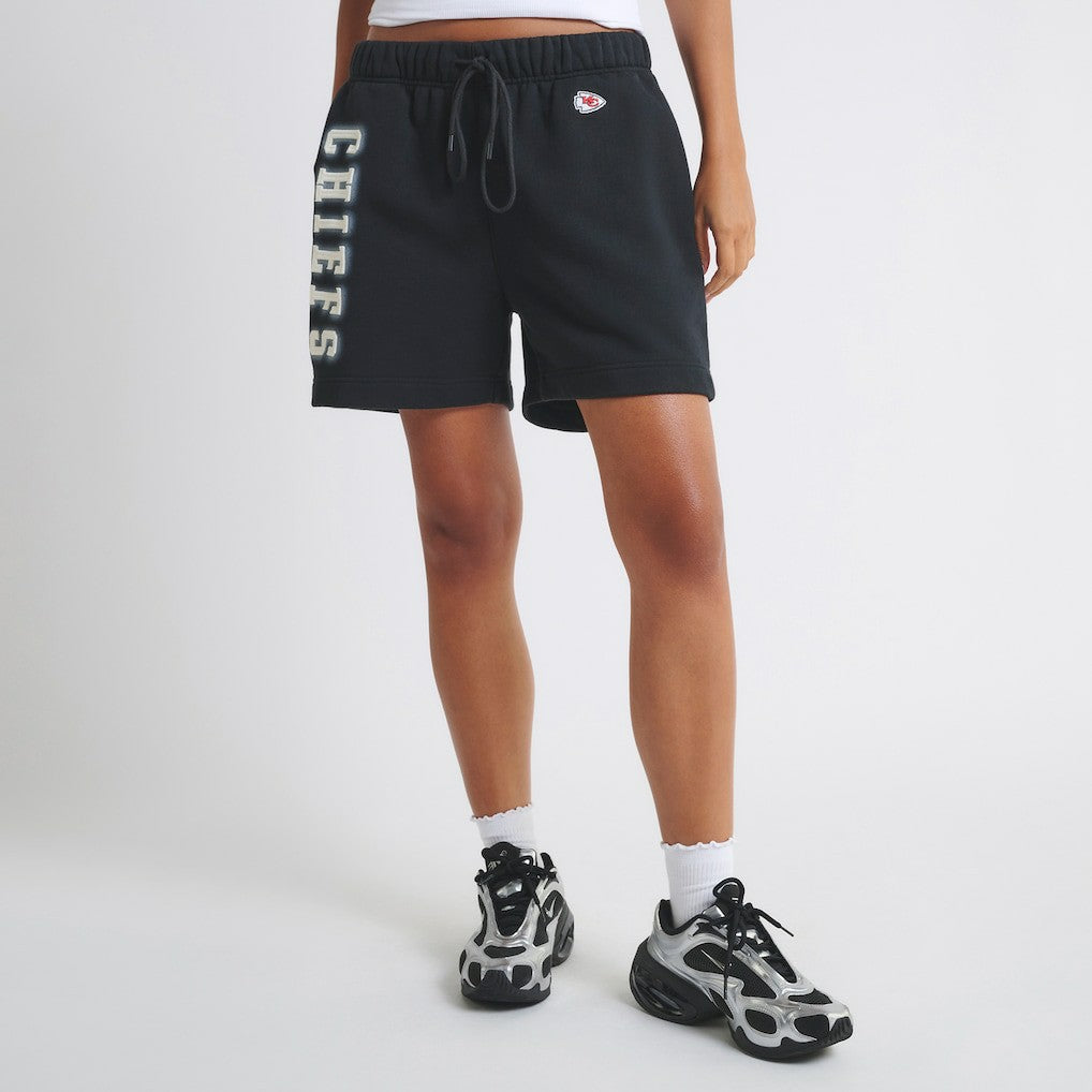 Kansas City Chiefs Off Season Unisex Fleece Shorts Black - NFL