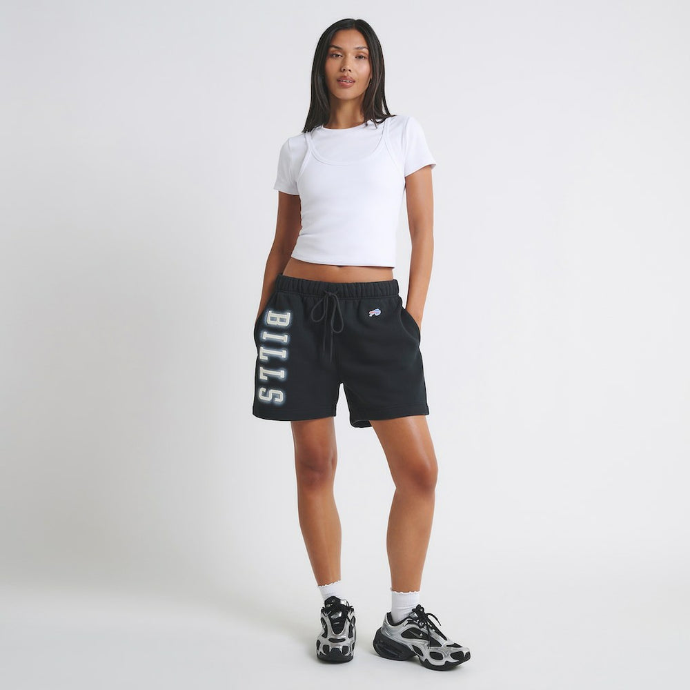 Buffalo Bills Off Season Unisex Fleece Shorts Black - NFL