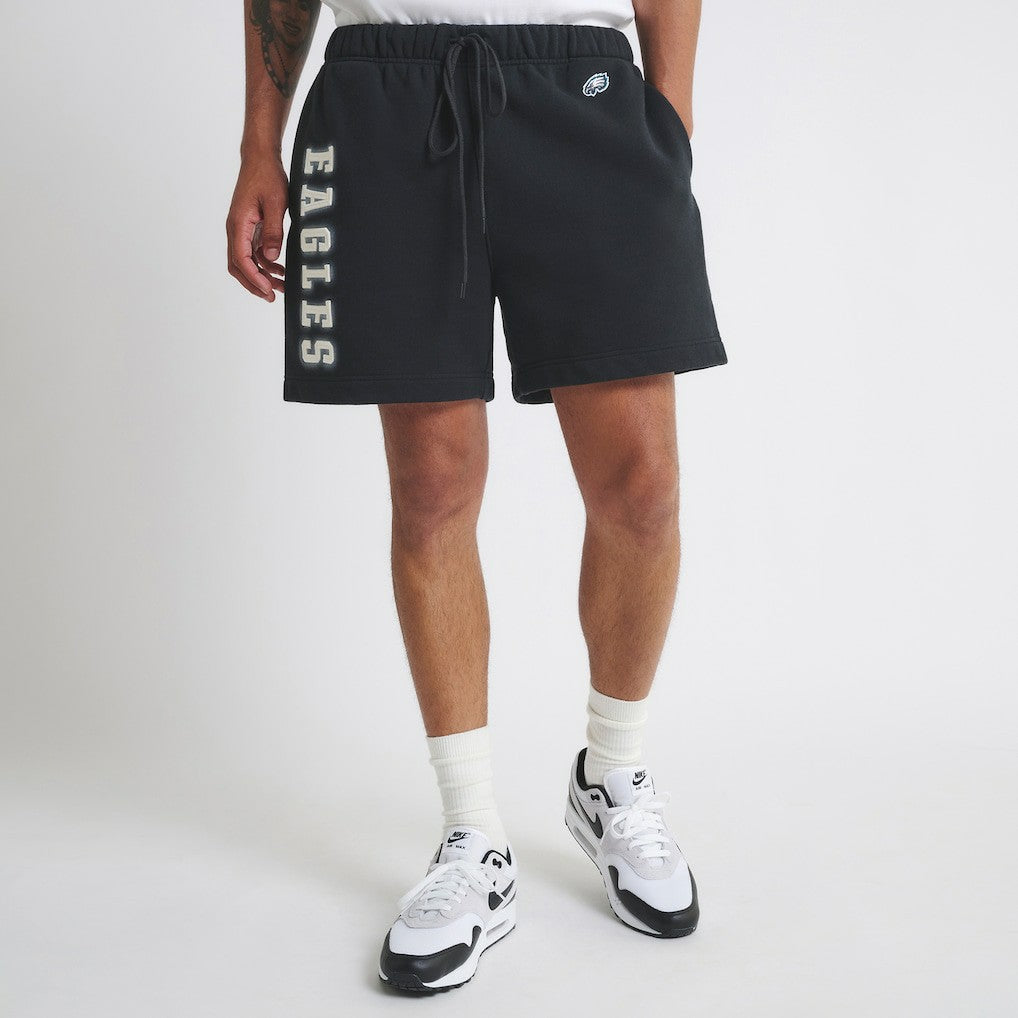Philadelphia Eagles Off Season Unisex Fleece Shorts Black - NFL
