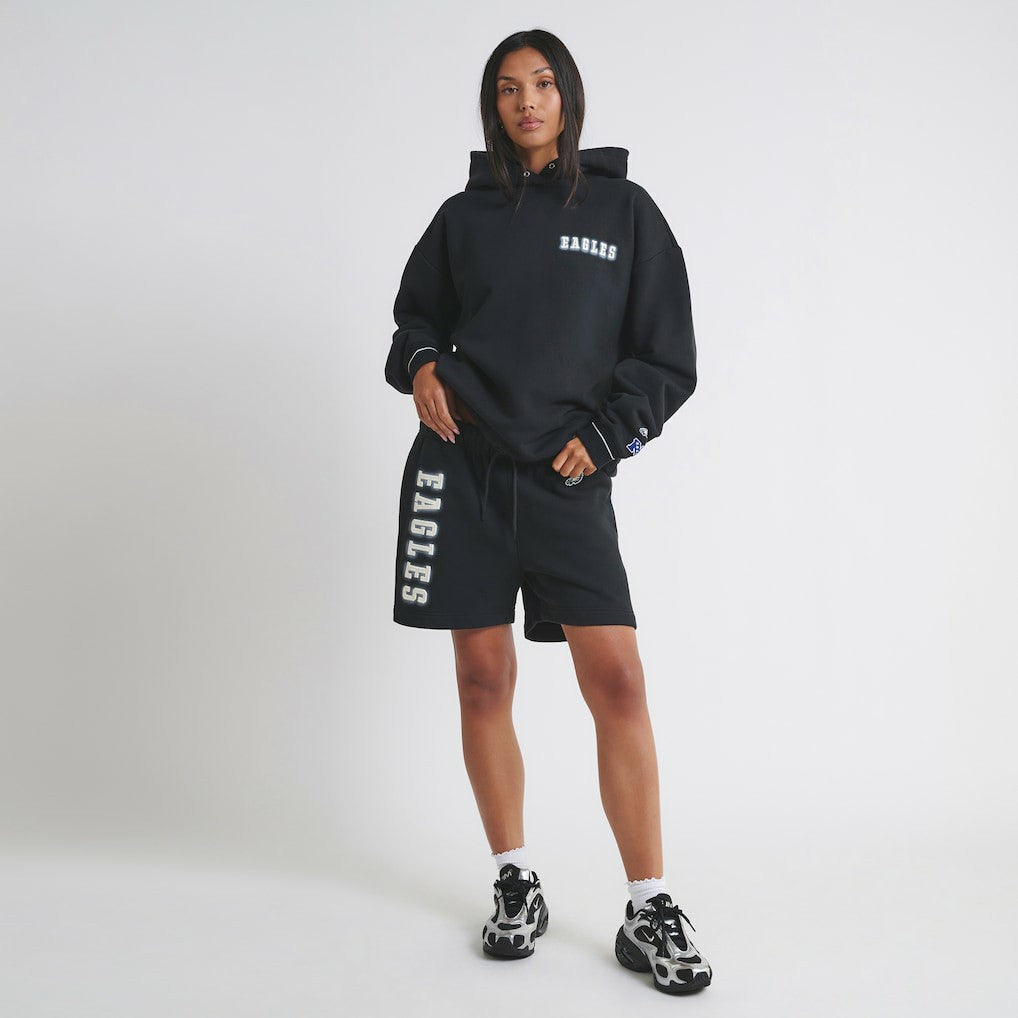 Philadelphia Eagles Off Season Unisex Fleece Shorts Black - NFL