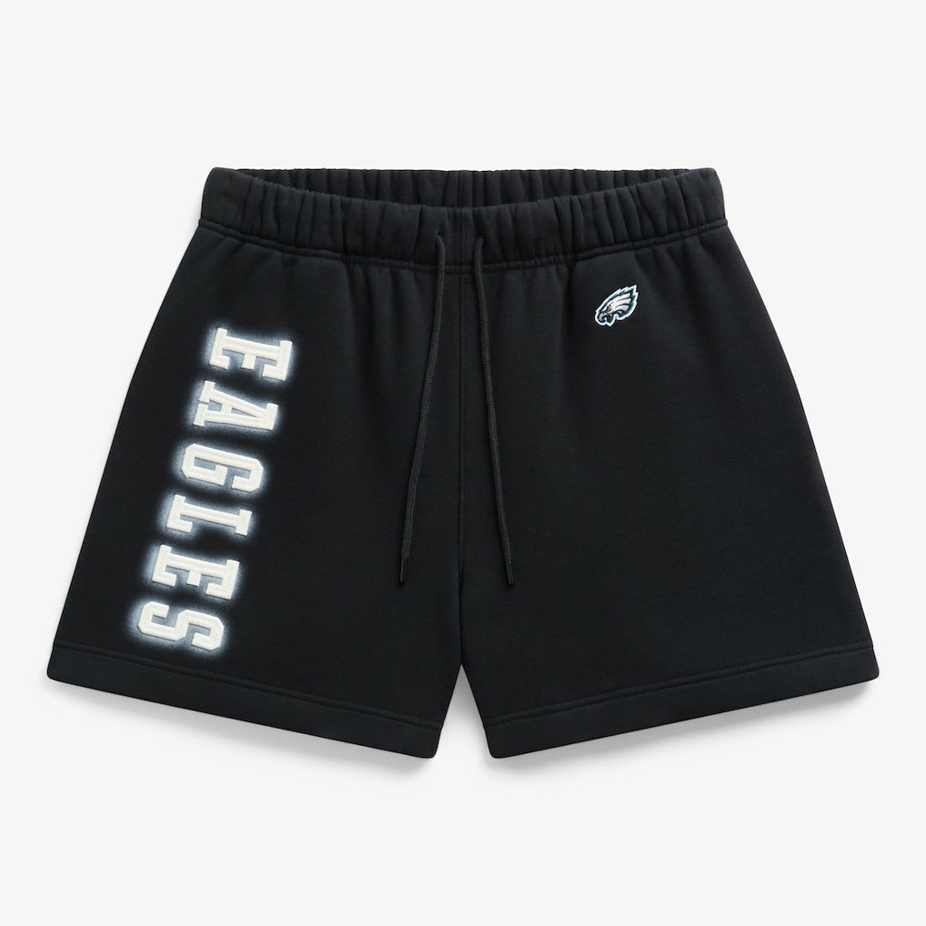 Philadelphia Eagles Off Season Unisex Fleece Shorts Black - NFL