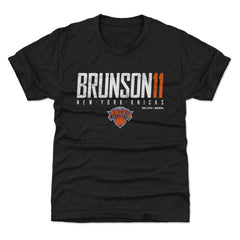 NBA - Jalen Brunson New York Knicks 500 Level Youth Elite T-Shirt - Black
