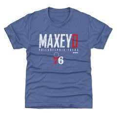 NBA - Tyrese Maxey Philadelphia 76ers 500 Level Youth Elite T-Shirt - Royal