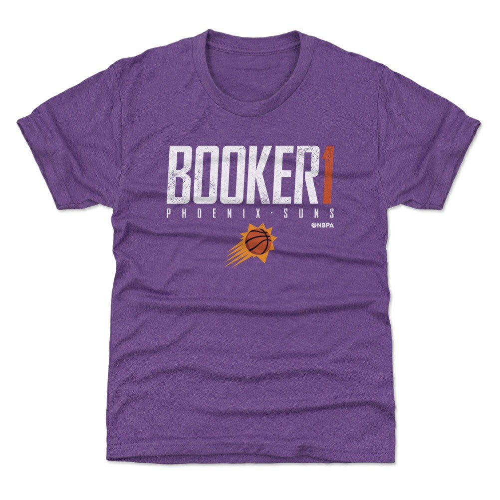 NBA - Devin Booker Phoenix Suns 500 Level Youth Elite T-Shirt - Heather Purple