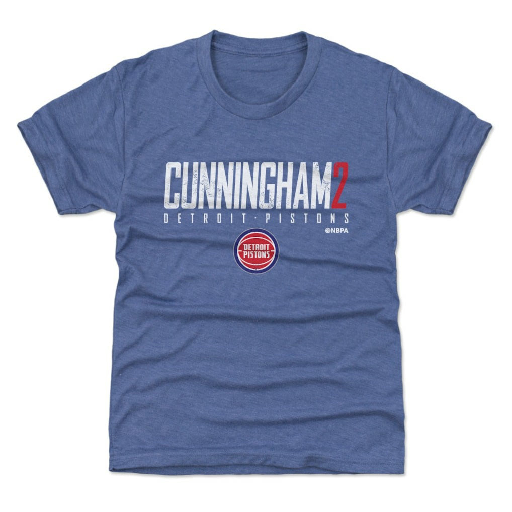 NBA - Cade Cunningham Detroit Pistons 500 Level Youth Elite T-Shirt - Blue
