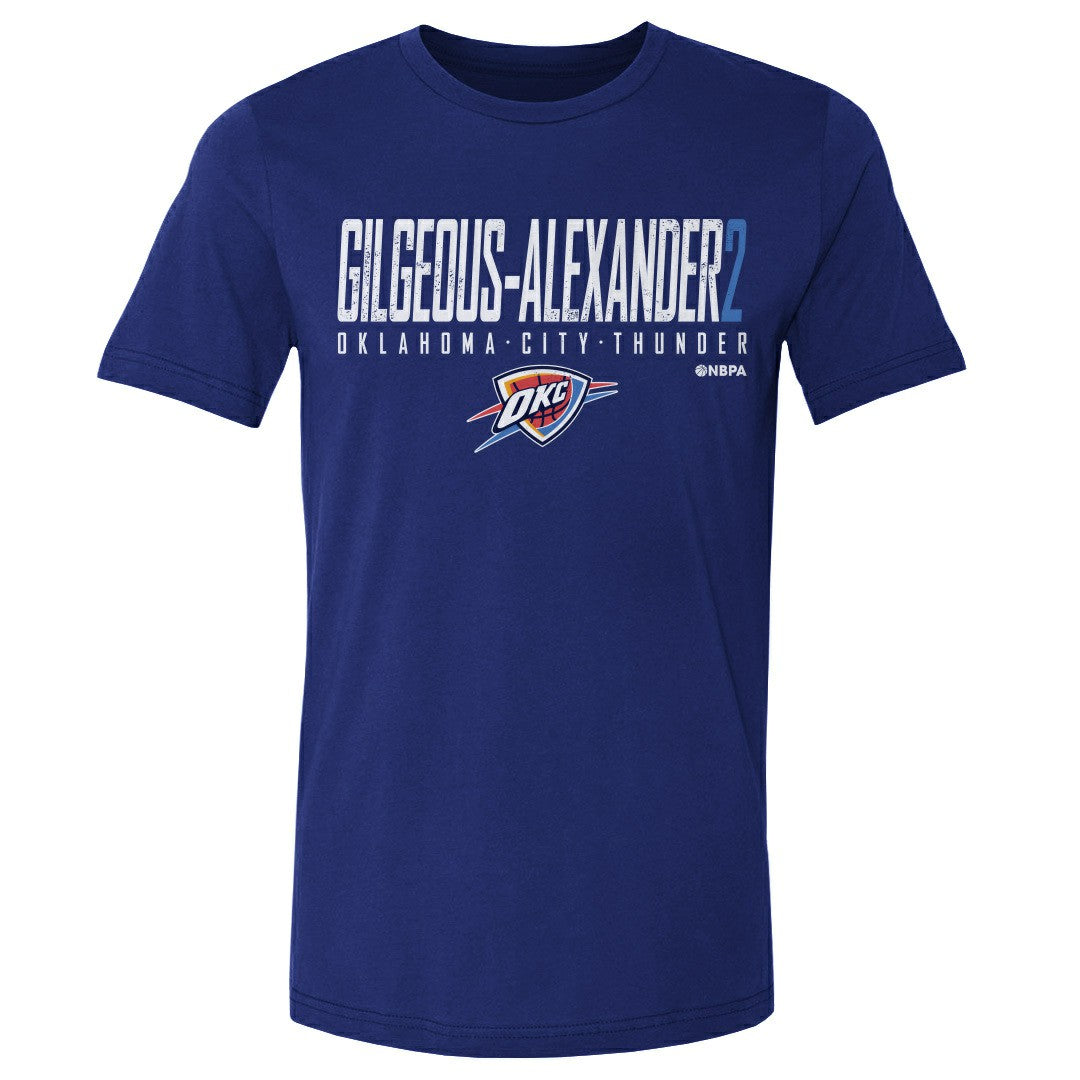 NBA - Shai Gilgeous-Alexander Oklahoma City Thunder 500 Level Elite T-Shirt - Blue