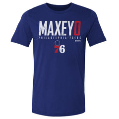 NBA - Tyrese Maxey Philadelphia 76ers 500 Level Elite T-Shirt - Royal