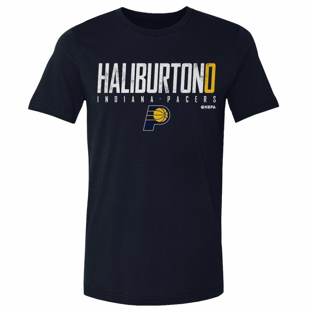 NBA - Tyrese Haliburton Indiana Pacers 500 Level Elite T-Shirt - Navy