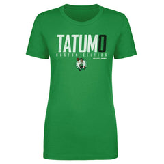 NBA - Jayson Tatum Boston Celtics 500 Level Women's Elite T-Shirt - Kelly Green