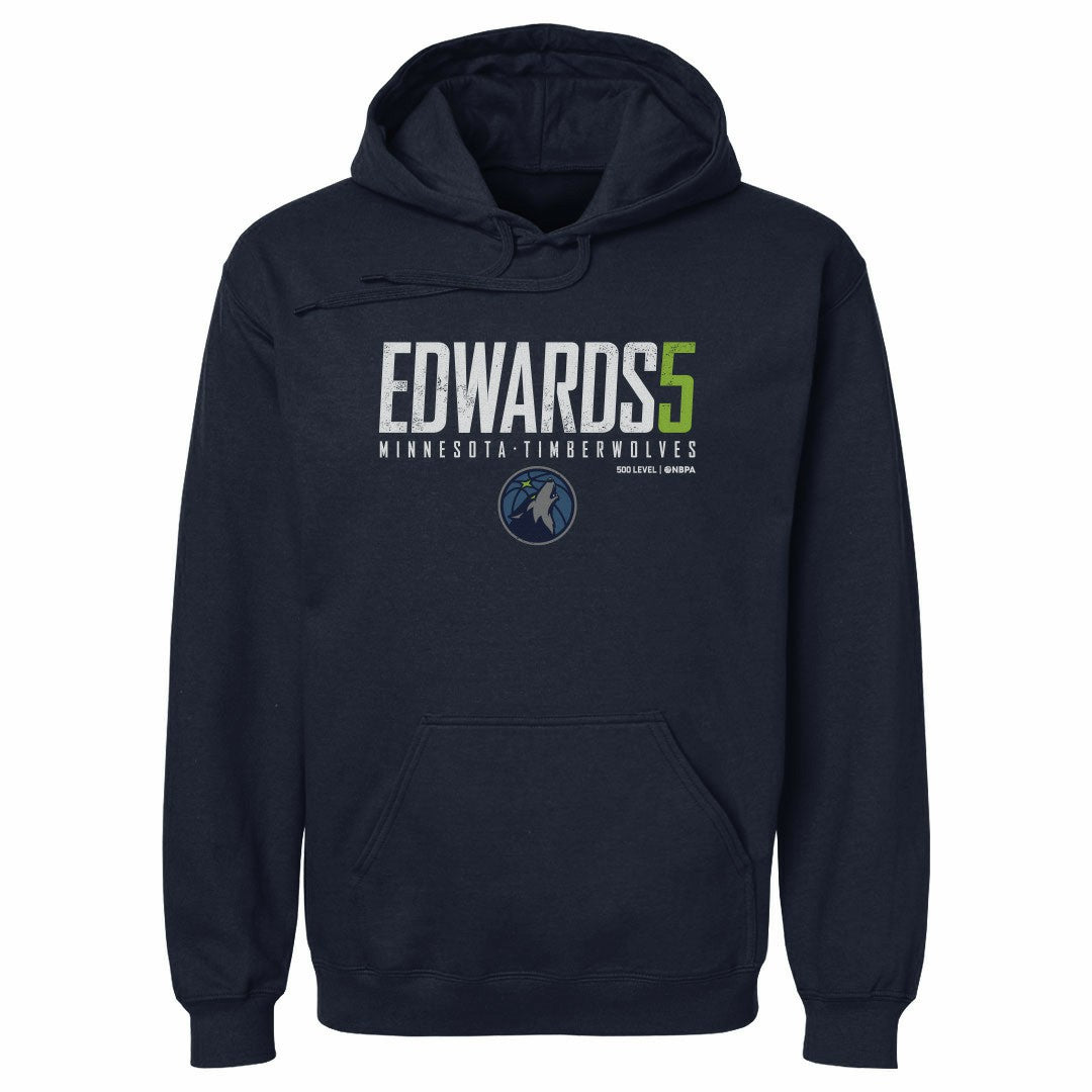 NBA - Anthony Edwards Minnesota Timberwolves 500 Level Elite Pullover Hoodie - Navy