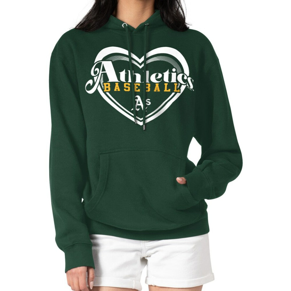 Athletics G-III 4Her by Carl Banks Women's Double Heart Fleece Pullover Hoodie discount