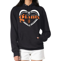 San Francisco Giants G-III 4Her by Carl Banks Women's Double Heart Fleece Pullover Hoodie Online