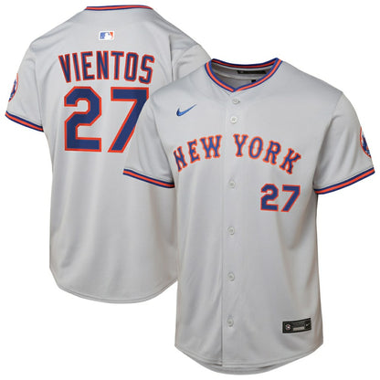 Mark Vientos New York Mets Nike Youth Road Limited Jersey – Gray | MLB Jerseys
