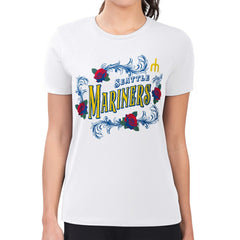 Seattle Mariners G-III 4Her by Carl Banks Women's Super-Slim Fit Lightweight Retro Roses T-Shirt Online