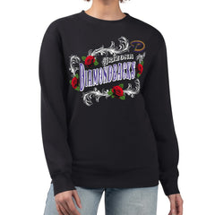 Arizona Diamondbacks G-III 4Her by Carl Banks Women's Retro Roses Fleece Pullover Sweatshirt Clearance