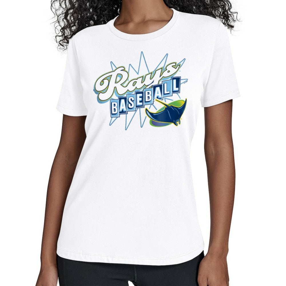 Tampa Bay Rays Starter Women's Drive-In T-Shirt Online