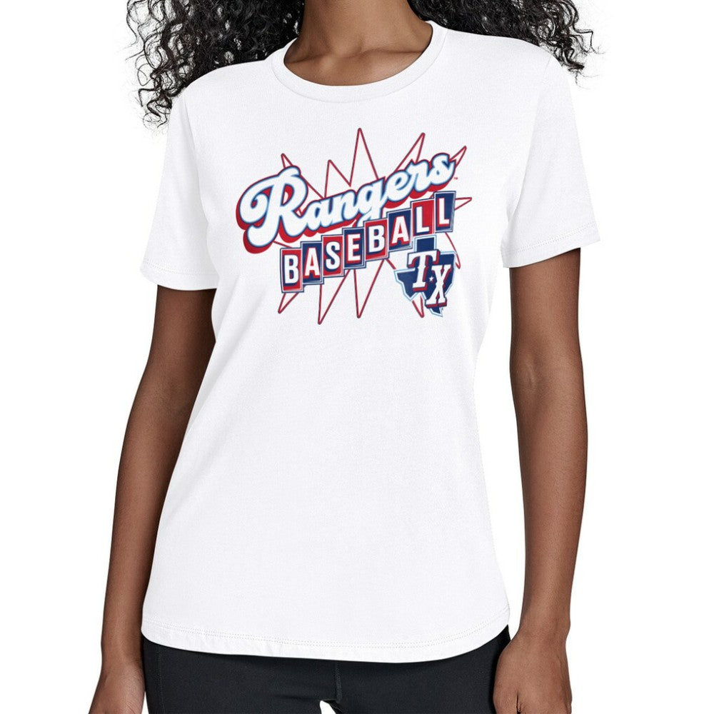 Texas Rangers Starter Women's Drive-In T-Shirt Near Me