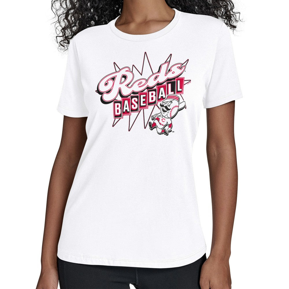 Cincinnati Reds Starter Women's Drive-In T-Shirt discount