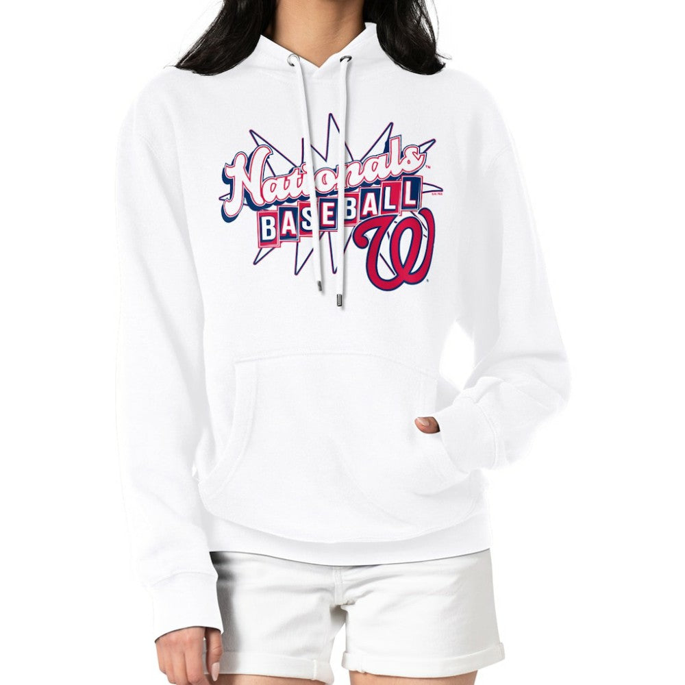 Washington Nationals Starter Women's Drive-In Pullover Hoodie Clearance