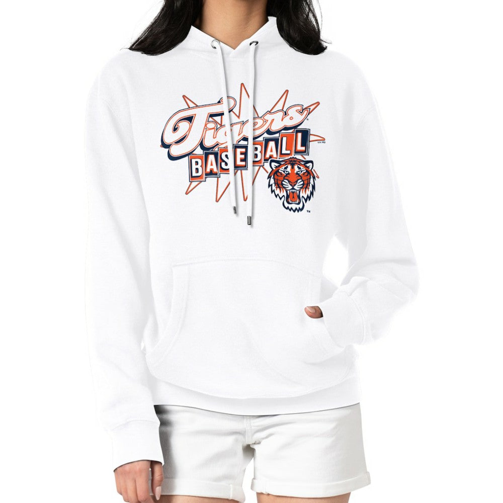 Detroit Tigers Starter Women's Drive-In Pullover Hoodie Sale
